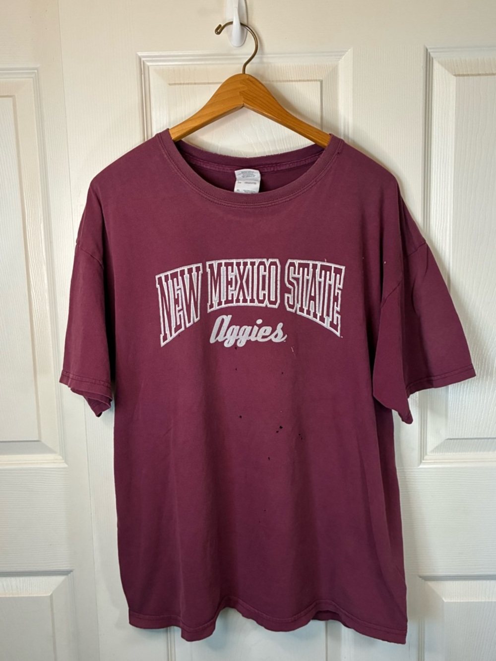 Vintage NMSU New Mexico State Aggies Short Sleeve Tee XL Gildan Sports